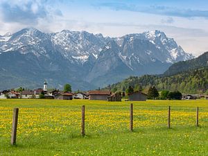 Blick zur Zugspitze