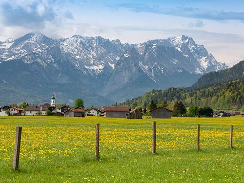 Blick zur Zugspitze von Andreas Müller