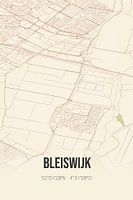 Vintage map of Bleiswijk (South Holland)