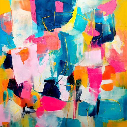 With some pink van Harry Hadders Design