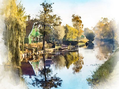 Zaanse Schans, Noord-Holland, Nederland.