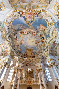 Intérieur de la Wieskirche, Allemagne