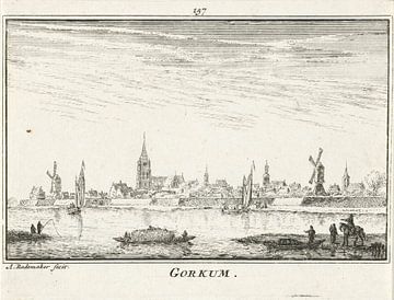 Abraham Rademaker, View of Gorinchem, 1727 - 1733 by Atelier Liesjes