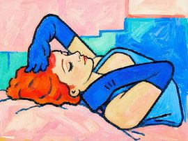 Ginger en rose et bleu sur Affect Fotografie