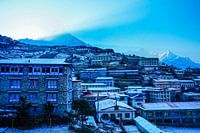 Namche Bazaar in the morning