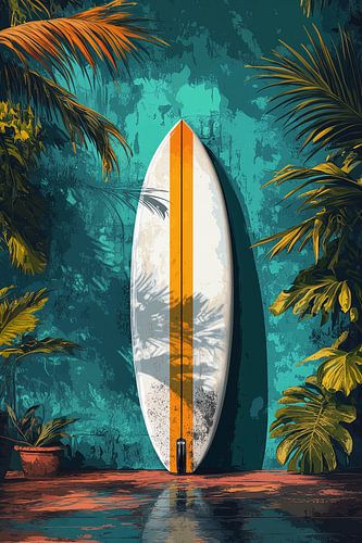 Surfboard Meets Paradise