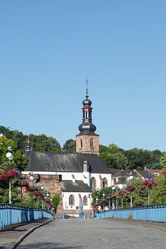 Alte Brücke mit Schlosskirche, Saarbrücken