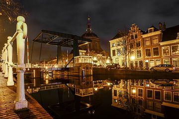 Oude Vest in Leiden van Dirk van Egmond