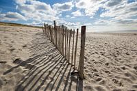 Pfosten am Strand