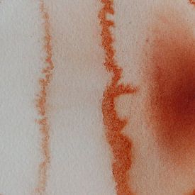 Terra Colour Ground 953 - Abstract Warm Terra for Quiet Minimal Series by Saskia Mensink PRINTS