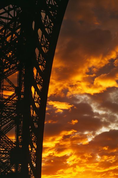 Sonnenuntergang hinter der Brücke von Poster Art Shop