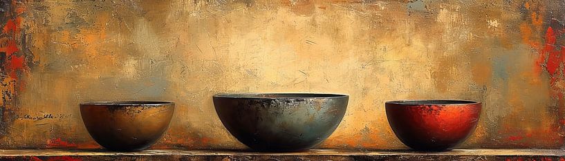 Earthbound Vessel Trio von Kunst Laune