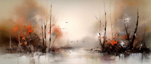 Modern Impressionisme Abstract Bomen