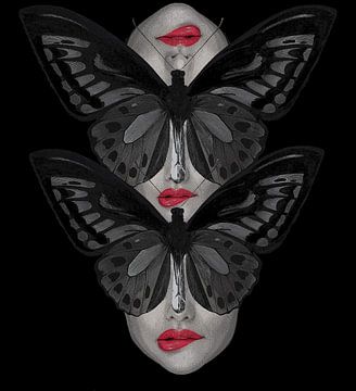 The Butterfly effect van Gisela- Art for You