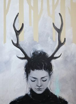 Like a wounded deer von Petra Kaindel
