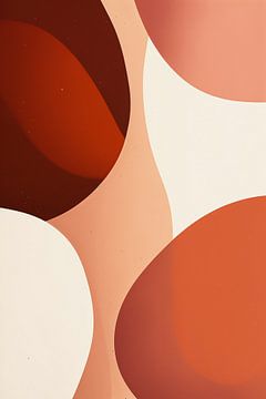 Terracotta Abstract van Studio BB