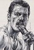 Freddie Mercury (Queen) Zeichnung von Jos Hoppenbrouwers Miniaturansicht