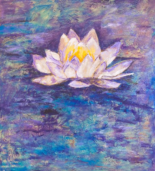 Lotus en bleu par Els Hattink
