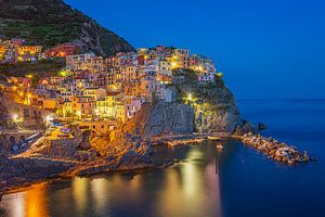 Manarola de nuit - Cinque Terre, Italie - 2