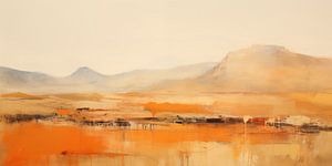 Paysage abstrait de colline #6