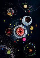 Art Photography, universe with doughnut