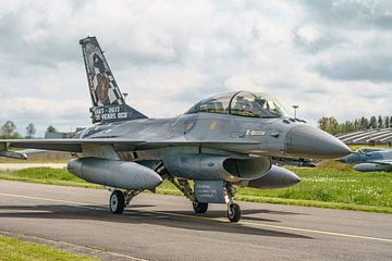Belgische General Dynamics F-16B Fighting Falcon.
