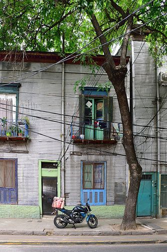 Eenvoudige huisvesting in La Boca