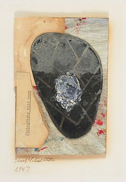 Kurt Schwitters - Sans titre (photographies avec soin) (1947) sur Peter Balan