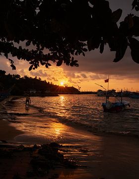 Sonnenuntergang in Mirissa von Dilani Butink