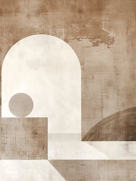 Neutral Minimalist I by Gypsy Galleria