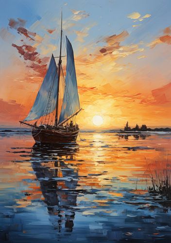 Zeilboot Zeilboot Maritiem Zee Poster Kunstdruk