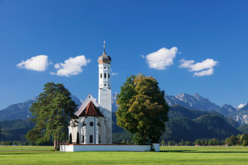 Wallfahrtskirche St.Coloman,  Allgäu, Bayern, Deutschland