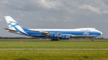 AirBridgeCargo Boeing 747-8 vrachtvliegtuig.