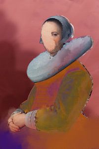 Porträt von Adriana Croes J.C. Verspronck Die Modekollektion, Nr.7