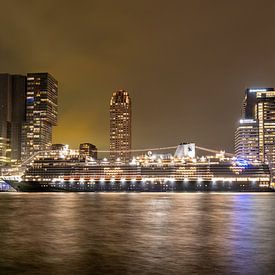 Uitzicht op de cruiseterminal in Rotterdam