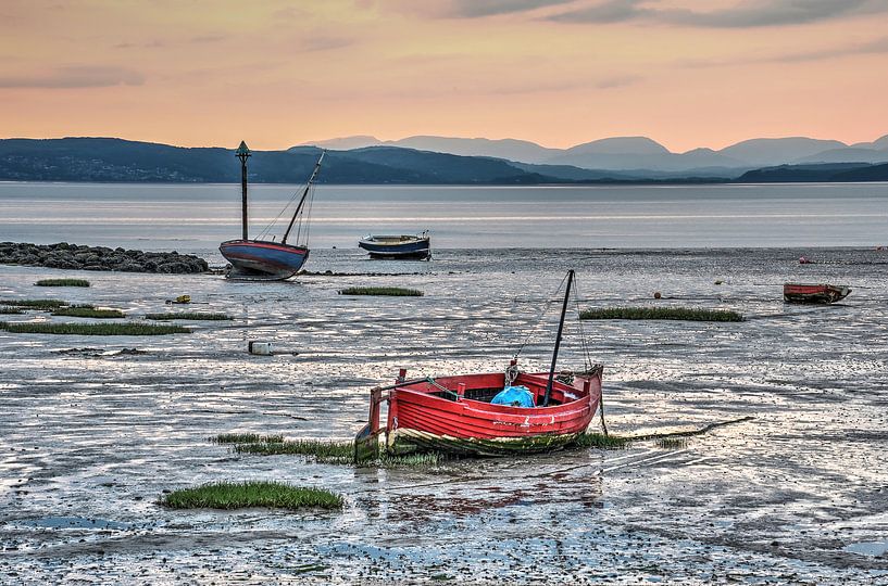 Ebbe im Morecambe Bay von Frans Blok