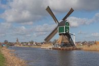 De Gelkenes molen in Groot-Ammers van Beeldbank Alblasserwaard thumbnail