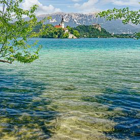 am Bleder See in Slowenien von Peter Eckert