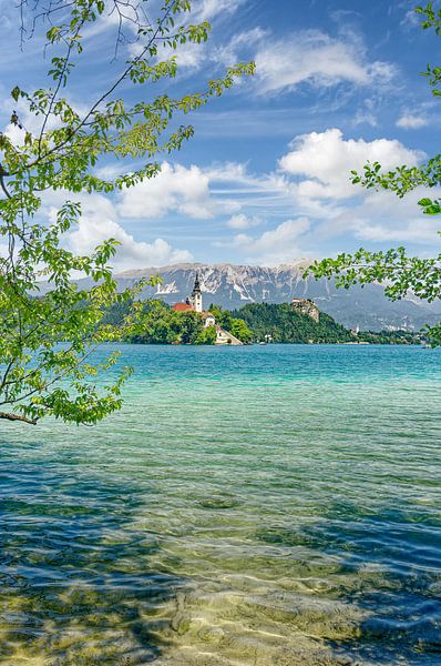 am Bleder See in Slowenien von Peter Eckert