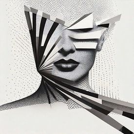 Porträt einer Frau von Martine Affre Eisenlohr