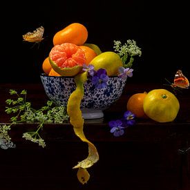 Nature morte "Mandarines de Sumari sur Willy Sengers