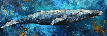 Walfisch malen von Kunst Laune