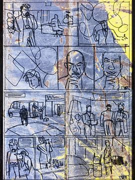 Strip Splinter Goes Urban (Schets p35)  von MoArt (Maurice Heuts)