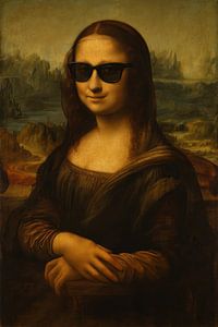 Mona Lisa mit Sonnenbrille