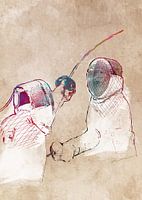 fencing sport art #fencing #sport