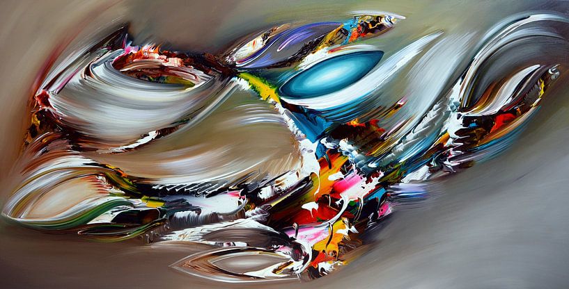 Abstract World by Gena Theheartofart