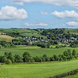 Drone panorama of Eys in South Limburg by John Kreukniet