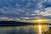 Een zonsondergang aan het Meer van Zürich. van Don Fonzarelli thumbnail