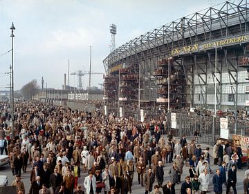 Feyenoord Kuip 1970 van Roel Dijkstra