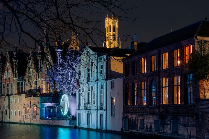 Cercle de vie le long de la "Groenerei", Winter Glow Bruges par Daan Duvillier | Dsquared Photography